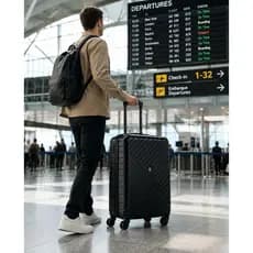 Mala de Viagem de Mão Bagaggio 10Kg Resistente Anti Furto 360° Original
