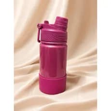 Garrafa Térmica Inox 350ml Com Tampa Flip e Trava de Segurança Base Antiderrapante cores com Brilho