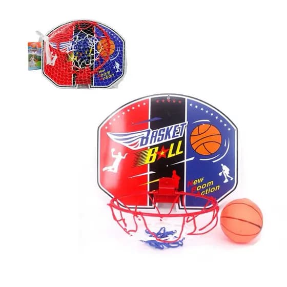 Cesta de Basquete Plástica 35cm Infantil com Bola-Cesta Basketball para Quarto-Basquete Infantil Aro Tabela de brinquedo