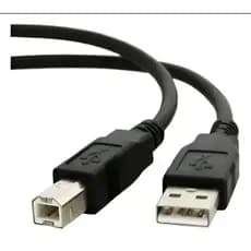Cabo Usb Para Impressora 1,8 Metros Universal Padrão Cor Preto USB-A X USB-B