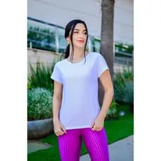 Blusa de manga manguinha, academia treino corrida, caminhada feminino