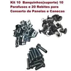Suporte Fixador Para 10 Cabo De Panela vai Parafuso Rebite Acessório para conserto de panela