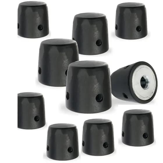 10 PINO OU PESO PARA PANELA DE PRESSÃO KIT COM 10 UNIDADES COR PRETO 2,80CM
