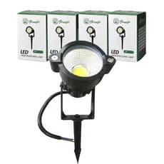 kit 4 un Luminária Espeto Jardim  9W 15W Cob  Com Lâmpada Led  ip65  à prova d'água bivolt