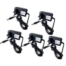 Kit 5 un apatador  Fonte 12v 2a AC DC 100-240v Estabilizada Bivolt  Para Fita Led 5050 ,3528