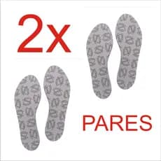 Palmilha Antimicrobiana Tam.: 33 Ao 45 = Kit 2 Pares