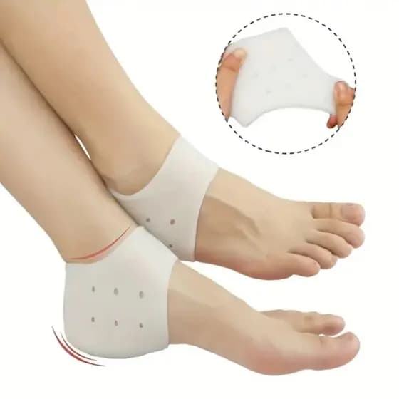 Palmilha Gel Ortopédica Calcanhar Silicone Esporão Transparente