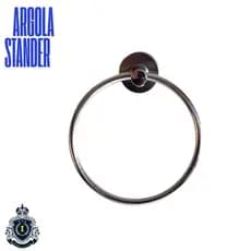 Porta toalha Rosto Argola alumínio