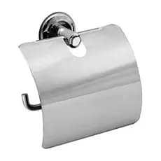Suporte Papeleira Banheiro Porta Papel Higiênico Com Tampa.