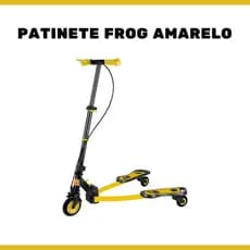 Patinete Radical Frog New Amarelo dm Toys - DMR5819AM