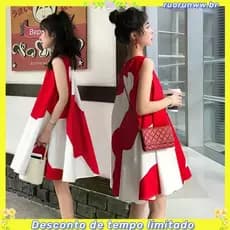 Vestido de maternidade vestido de verão vestido de maternidade 2022 versão coreana moda solta comprimento médio gordura