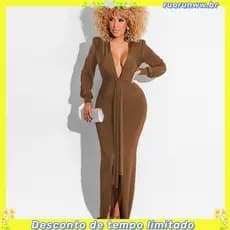 Vestido De Festa De Luxo Para Auxílio De Noiva Ou Convidado REF080