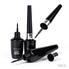 Delineador Super Black Vivai  Cor Intensa