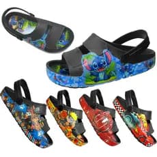 Sandália Pro Babuche Chinelo  Papete Menino Infantil  Carros Dinossauro Escudo Aranha Anime