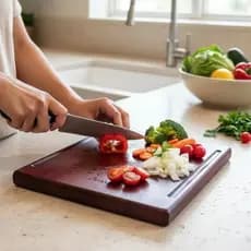 Tábua de Corte Artesanal ROXINHO e Pinus varios tamanhos e espessuras Carne / Macarrão/ Legumes