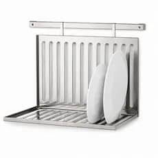 Escorredor De Louças Inox Suspenso De Parede Dobrável 40cm Haus