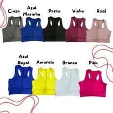 Kit 10 Top Academia Miusa Sport Treino Fitness Treino Roupas Para Malhar