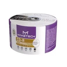 CD-R Maketech 700MB logo - 50 unidades