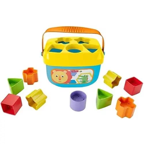 Balde Primeiros Blocos Fisher-price - Mattel Ffc84