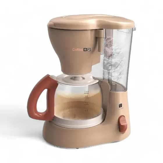 Brinquedo Eletrodoméstico Cafeteira De Faz De Conta Com Som Luz e Água Faça Seu Café Passado Na Hora
