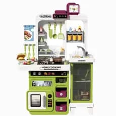 Conjunto Cozinha De Brincadeira Infantil Com Vapor Luz E Som Colorida De Plástico
