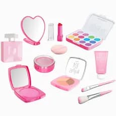 Brinquedo Maquiagem de Faz de Conta Não Mancha Sem Cor Kit Lindo Presente Para Princesas