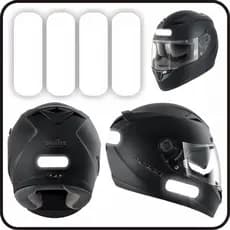 Adesivo Refletivo Para Capacete 4 Unidades