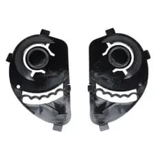 CONJUNTO DE FIXAÇÃO COMPATIVEL COM CAPACETE PEELS SPIKE - PRETO