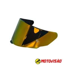 VISEIRA KYT TT COURSE REVO DOURADA PINLOCK 2,00MM