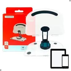 Suporte para Celulares e Tablet Acrílico Giratório 360 graus Apoio Suporte para Tablets Celular