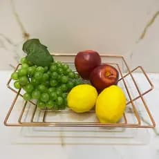 Fruteira de Mesa Bancada Quadrada Arthi