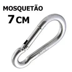 Mosquetao 7cm Academia Profissional Suporta 180kg