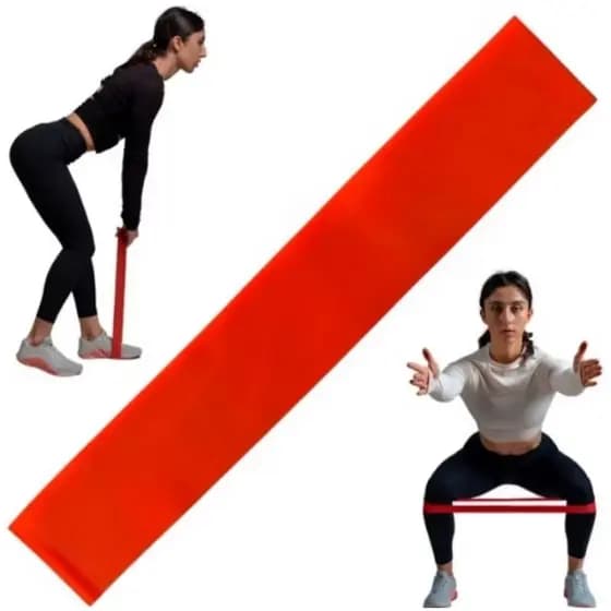 Faixa Elastica Mini Band Yoga Pilates Academia Tensão Forte