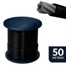 cabo de aço 50 metros 3/16 reparo academia 6x19