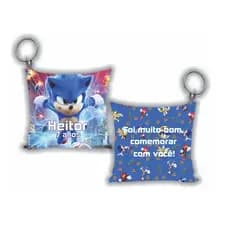 Almochaveiro Sonic Personalizado – Lembrancinha Festa Infantil 7x7