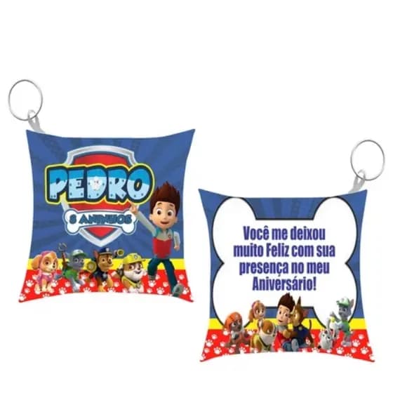 40 Almochaveiros Lembrancinha Aniversário - Patrulha Canina