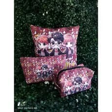 necessaire Harry Potter almofada estojo presente