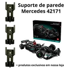 suporte de parede carrinho lego Mercedes 42171 em 3D colecionável