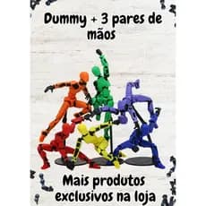 ATACADO Dummy 13, Boneco Totalmente Articulado - 3D - Action Figure - Colecionavél - Toy Art -