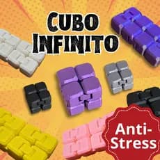 infinity cube fidget cube Cubo Infinito 3D Antiestresse ansiedade geek Relaxante TDAH Estudo