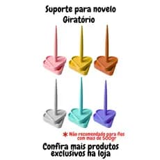 Suporte novelo - la - lã - giratorio - suporte - trico - carretel e barbante