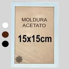 Moldura Quadro Com Acetato 15x15cm