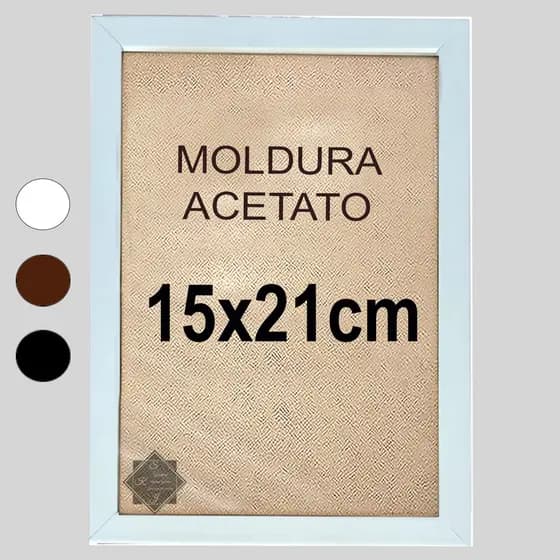 Moldura Quadro Com Acetato 15x21cm
