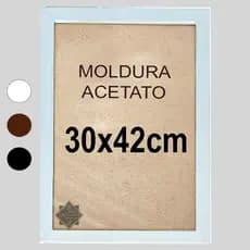 Moldura Quadro Com Acetato 30x42cm