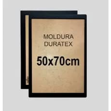 Kit 2 Unidades Moldura Quadro 50x70cm sem Vidro, sem Acetato somente com Duratex