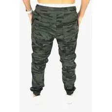 CALÇA JOGGER CAMUFLADA EXERCITO  / COM PUNHO E LYCRA /ELASTANO