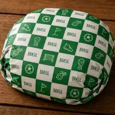 Papel Acoplado Brasil Copa do mundo 33x38 Hambúrguer Lanches Confeitaria