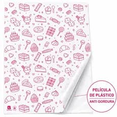 Papel Acoplado 33x38 Confeitaria Anti Gordura