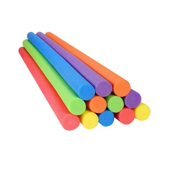 Kit 10 Boias Flutuador Espaguete Sem Furo P/ Natação Piscina