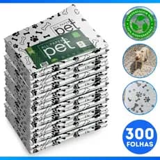 Jornal Papel Pet 2KG, 3KG, 4KG, 5KG, 10KG Tapete Biodegradável FOLHAS GRANDES 58 x 64 - BARATO